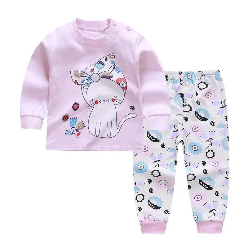 Bộ dài tay cho bé trai bé gái chất cotton Quảng Châu cao cấp họa tiết ngộ nghĩnh, đánh yêu size từ 6-18kg