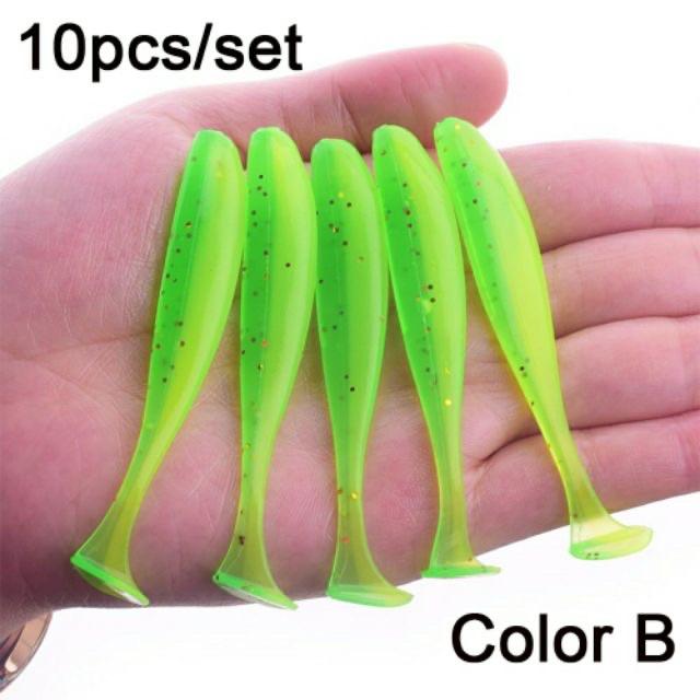 Combo 5 Con Mồi Lure Câu Cá Giả Mềm