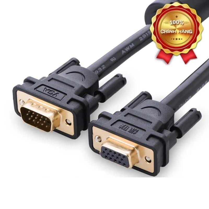 Ugreen UG11615VG103TK 3M màu Đen Cáp tín hiệu nối dài VGA đầu mạ vàng - HÀNG CHÍNH HÃNG