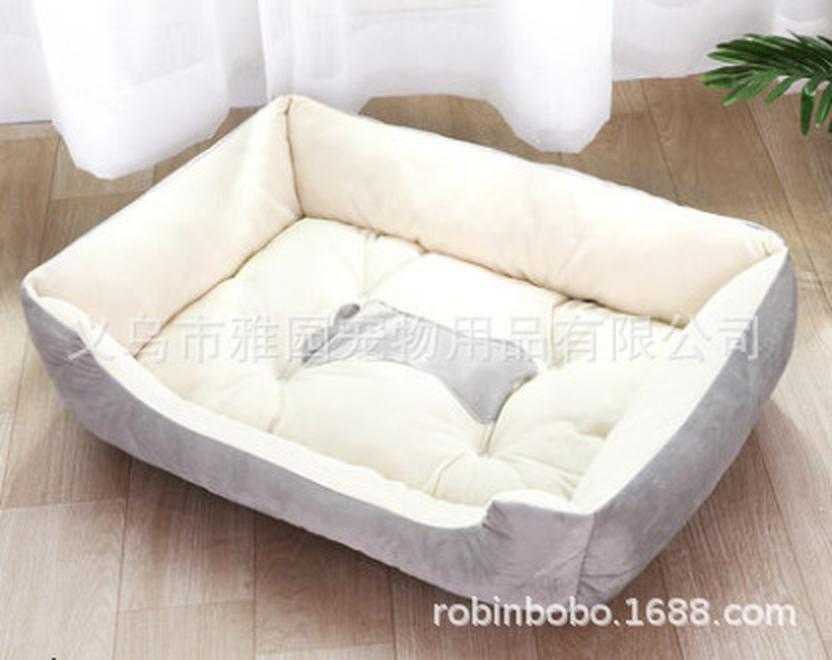 Phong cách mới nhất cũi chó bốn mùa đa năng có thể tháo rời và giặt được thảm mùa đông ấm mèo cũi giường cho chó cưng lớn chó nhỏ đồ dùng cho thú cưng