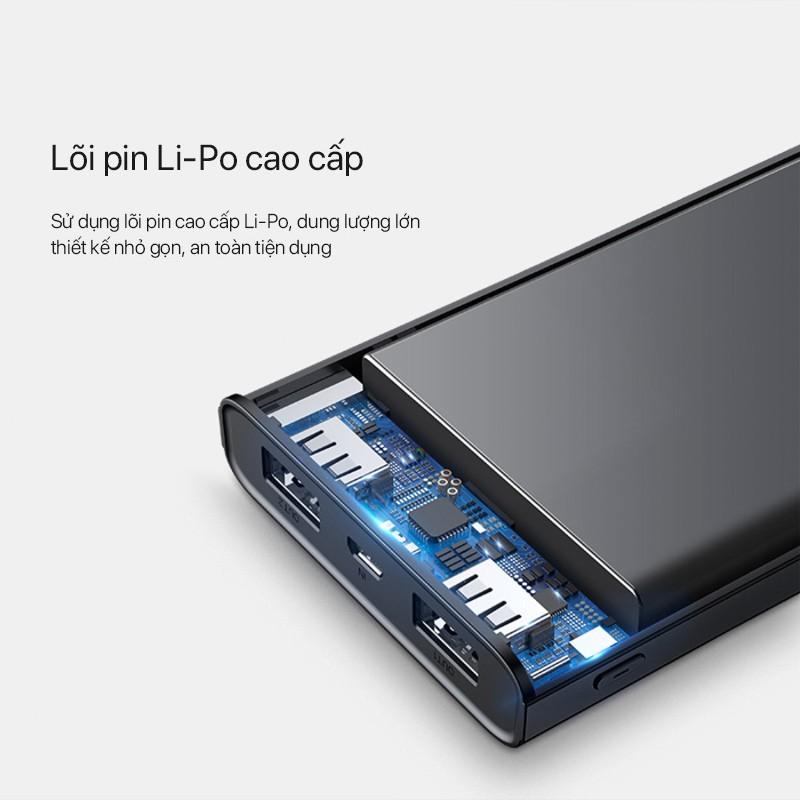 Pin Sạc Dự Phòng Điện Thoại Dung Lượng 10.000mAh ACOME 10.5W - Hàng Chính Hãng