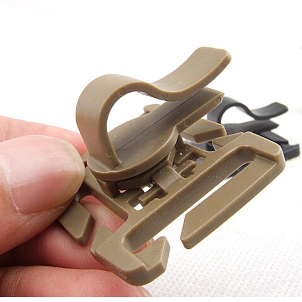 2xWater Bag Pipe Buckles Backpack Drinking Water Hose Hydration Tube Clips