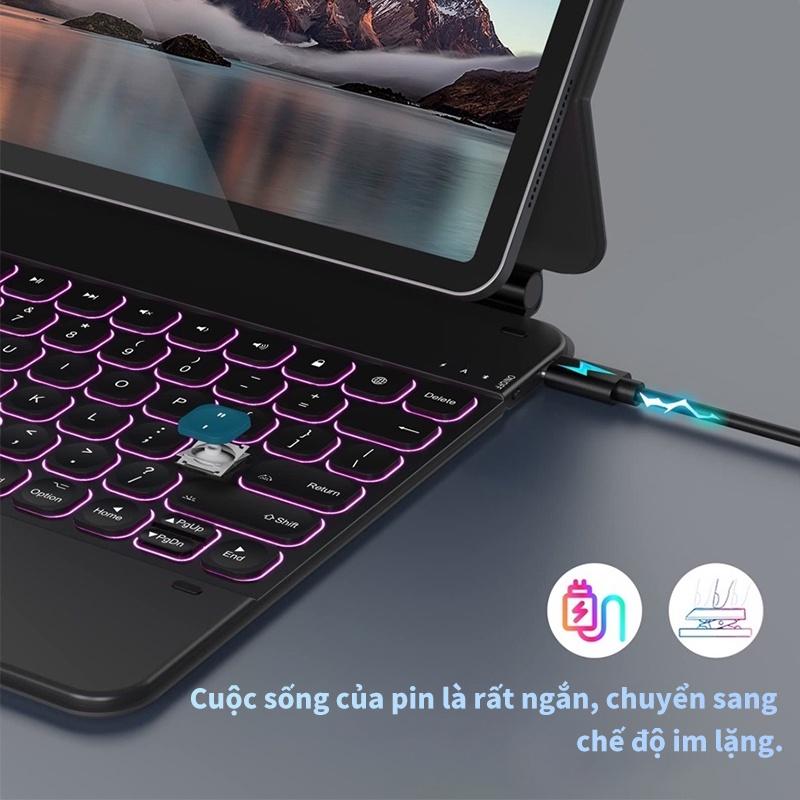 [HÀNG CHÍNH HÃNG GOOJODOQ] A1860 - A1890 - Bàn Phím Bluetooth Magic Dành Cho iPad Pro 11 12.9 Air 4 5 Gen 10th 10.9