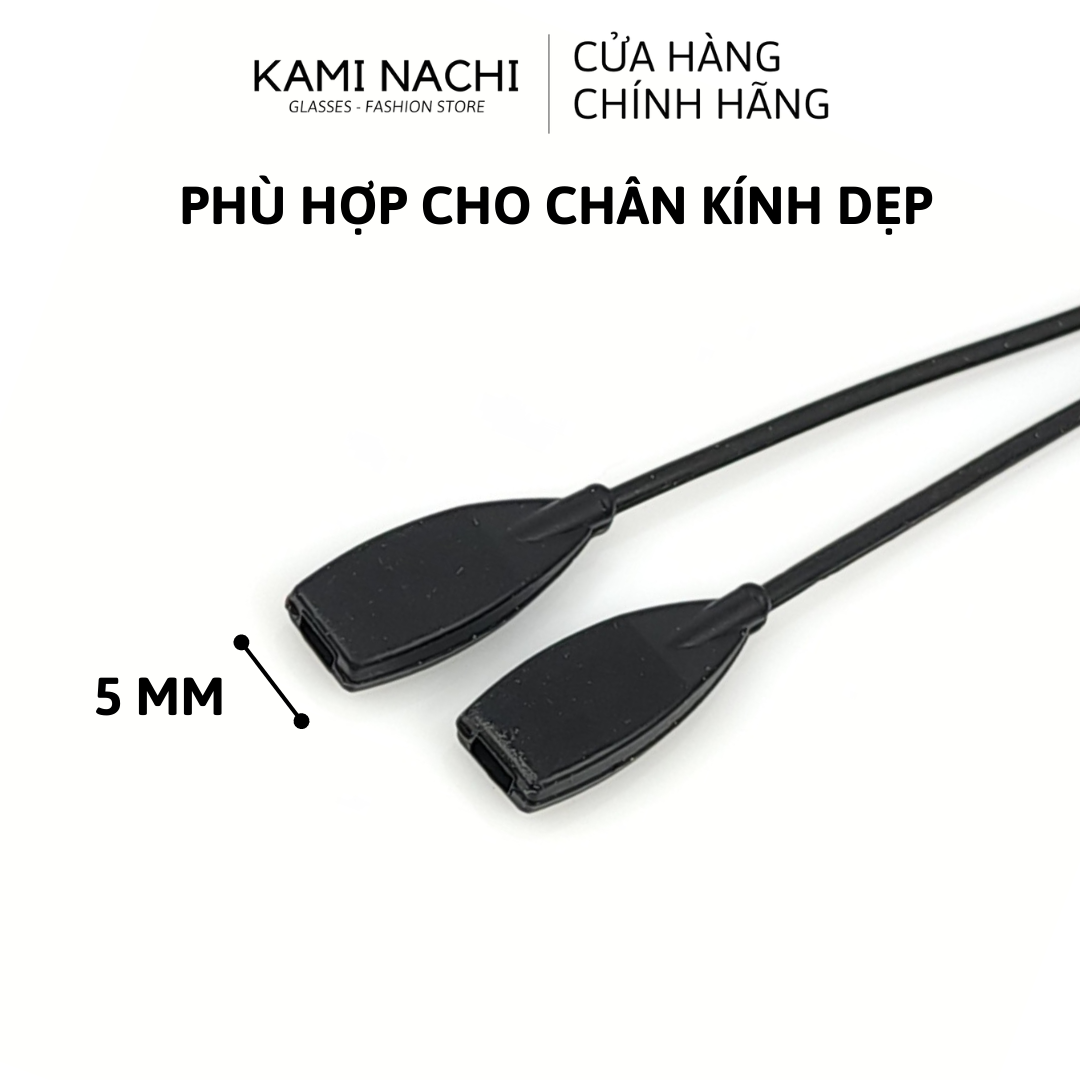 Dây đeo chống trượt cho mắt kính KAMI NACHI phiên bản nâng cấp lỗ dẹp 5mm chất liệu silicon