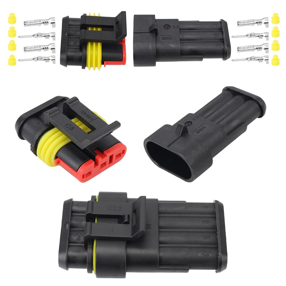 Dây cáp kết nối 1-4 pin cho xe hơi xe máy