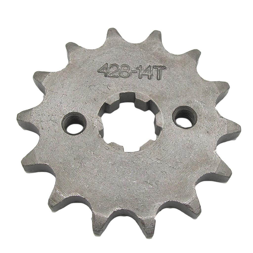 14T 428 Chain/Pitch Front Sprocket Cog /Trail/Dirt bike ATV Quad 17mm