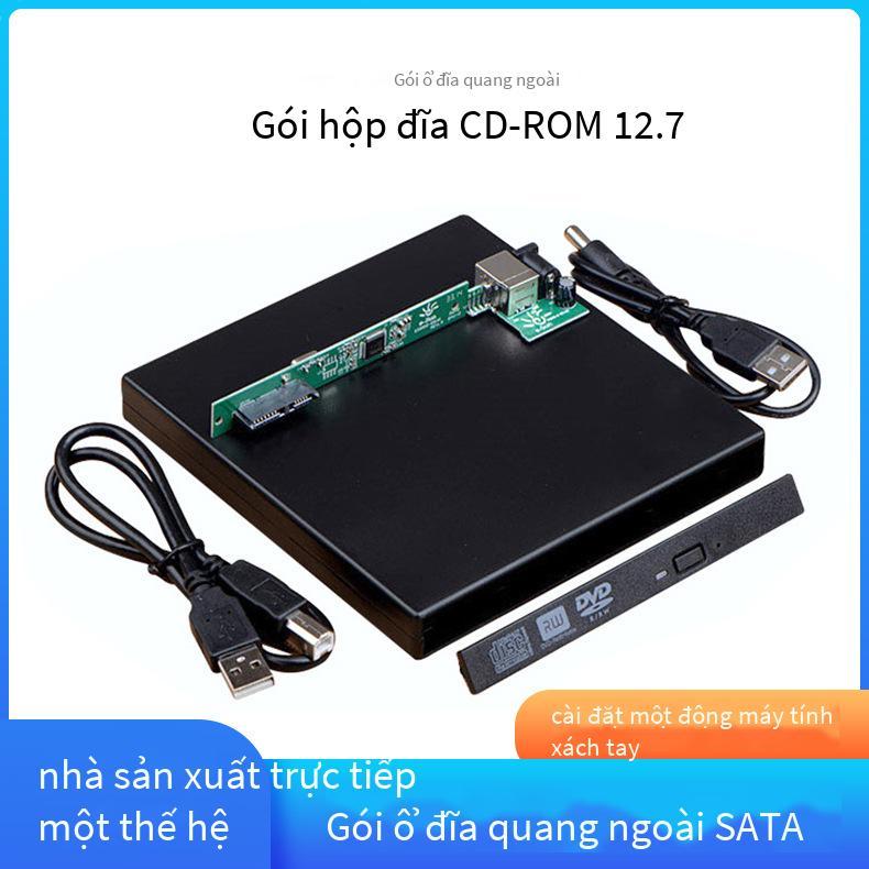 Giao hàng nhanh bên ngoài USB hộp ổ đĩa quang 12.7mm cổng nối tiếp SATA bộ ổ đĩa quang máy tính xách tay di động hộp lắp ráp ổ đĩa quang