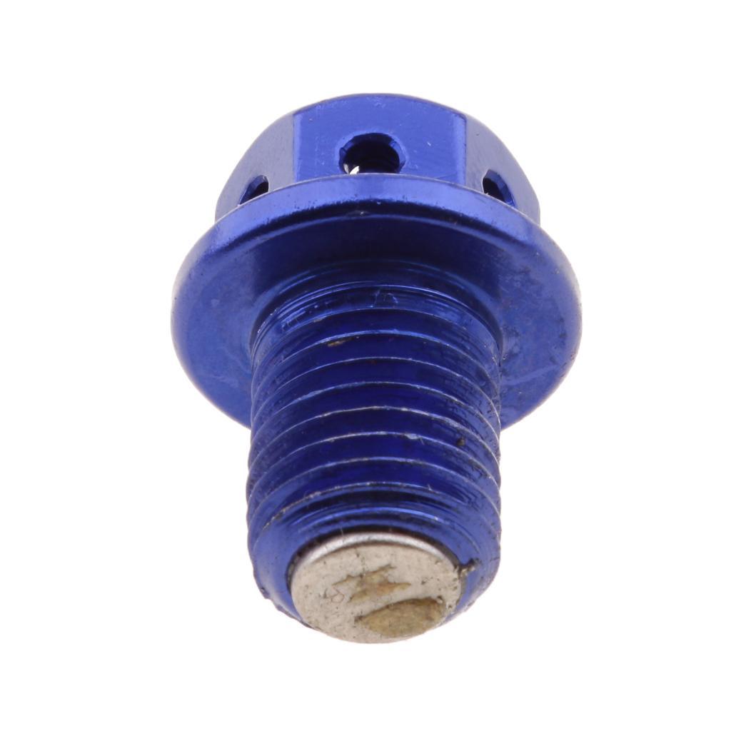 Blue Engine Oil Drain Plug Nut Screw Repair for Dirt Bike ATV