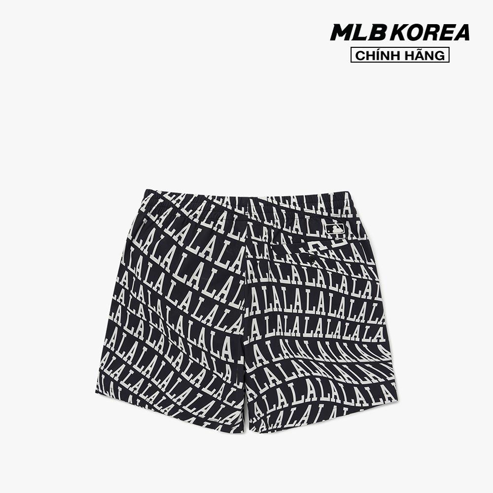 MLB - Quần shorts bơi nam lưng thun Illusion 3LSW60123-07BKS