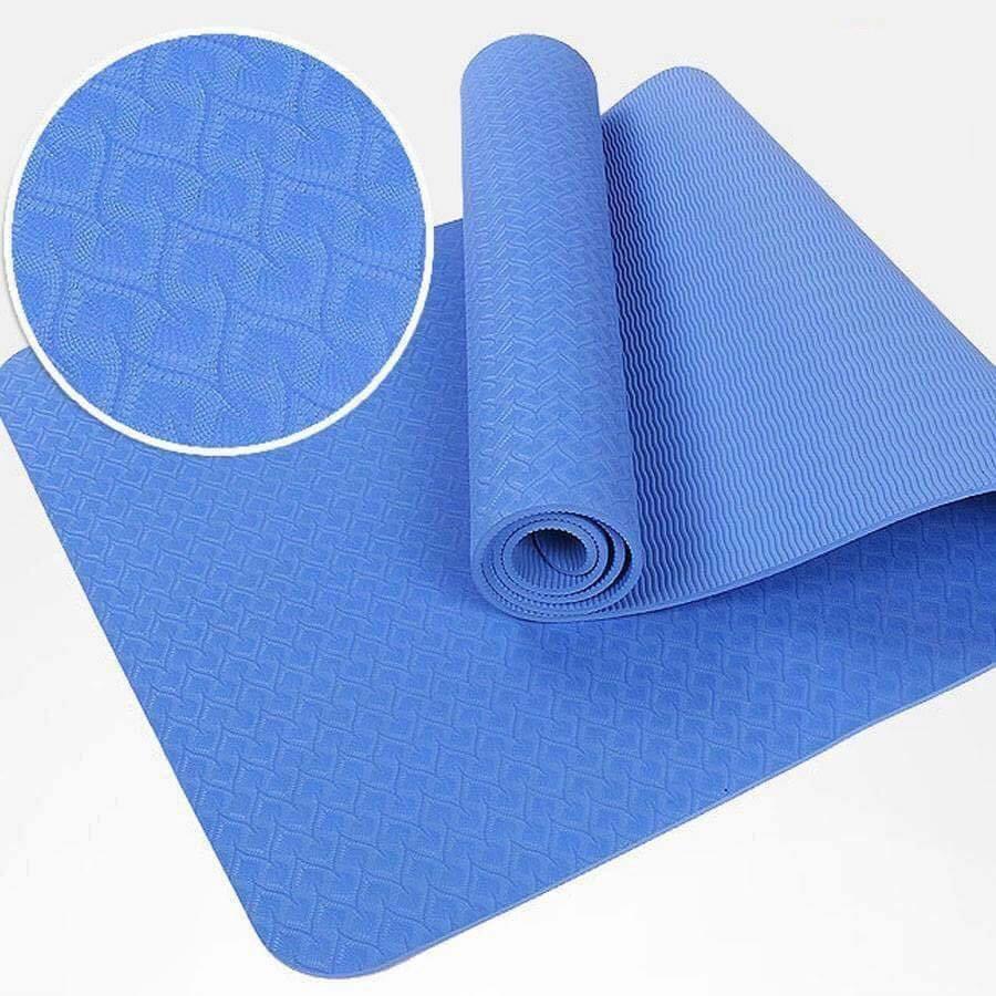 THẢM TẬP YOGA TPE 8mm 1 lớp (tặng dây buộc) có túi xịn . Tùy chọn loại hàng.