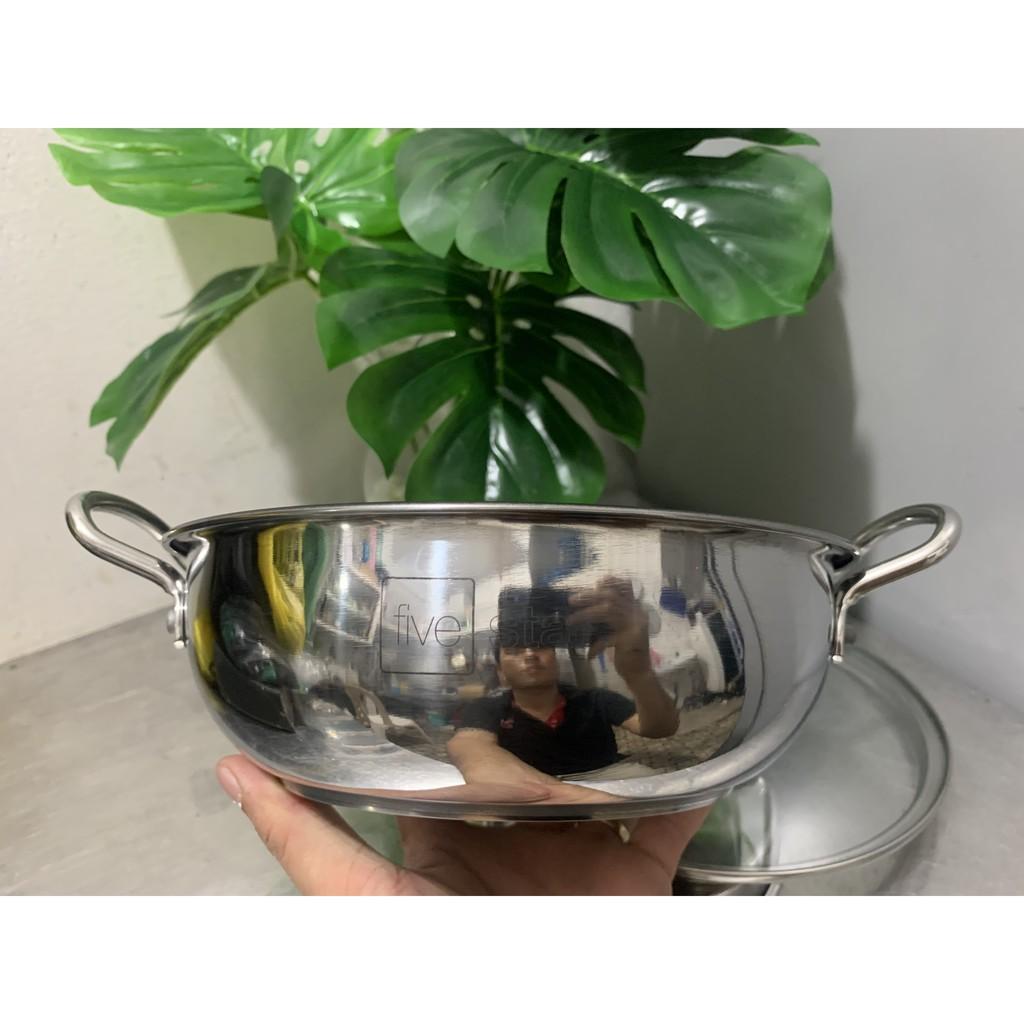 Nồi kho cá Inox 3 đáy chống dính Fivestar FSN20IN005 - 20cm