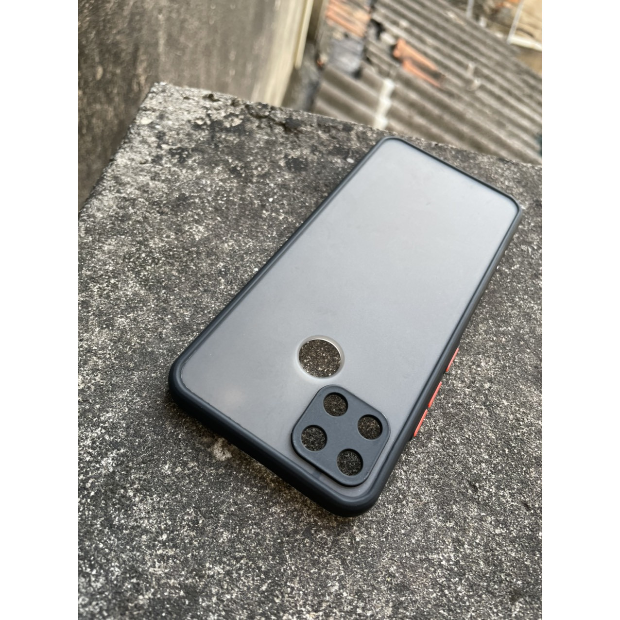 Ốp lưng nhám mờ cho Realme C12 , Realme C25 chống sốc, bảo vệ Camera