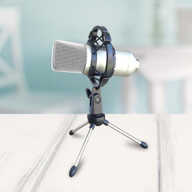 Đa Năng Chuyên Nghiệp Micro Điện Dung Mic Chống Sốc Giá Đỡ Phòng Thu Giá Đỡ Màng Lớn Mic Kẹp Đen