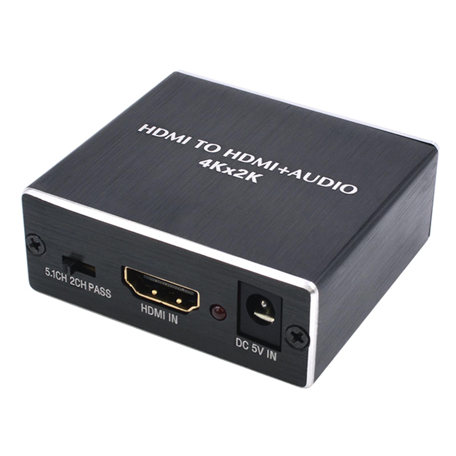 4Kx 2K HDMI To HDMI Extractor Optical SPDIF +3.5mm Audio Splitter Adapter