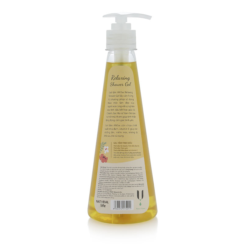 Sữa Tắm Dưỡng Ẩm Chăm Sóc Da Toàn Thân Tinh Dầu Thư Giãn 500g - Relaxing AN’Sw