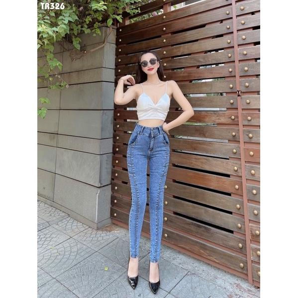 Quần Jean Nữ Lưng Cao Co Giãn Kiểu Thời Trang Đẹp Store 257