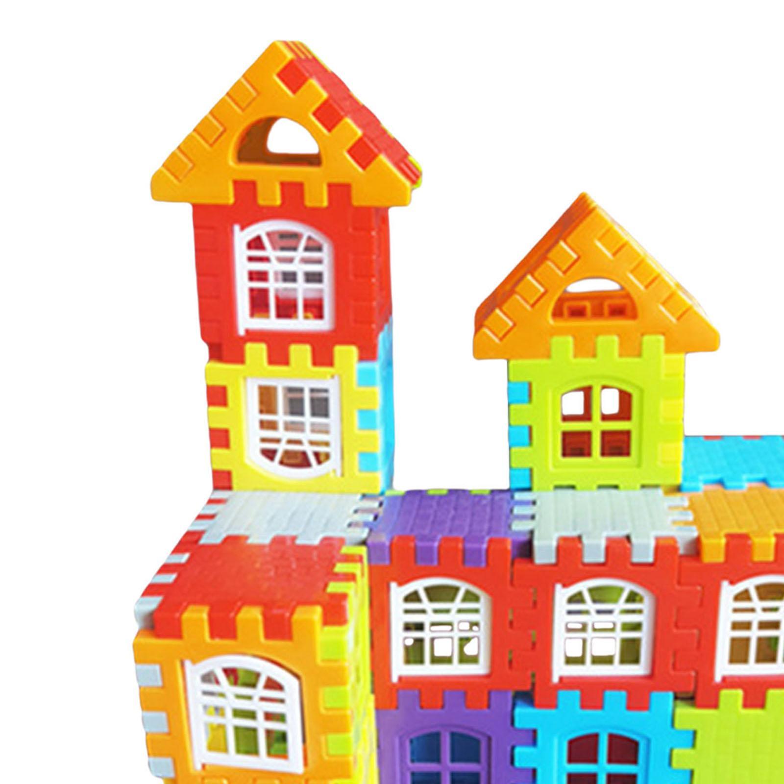 Big Building Blocks Enlightenment Cognition Healthy DIY Toys for Garden 60 Piece