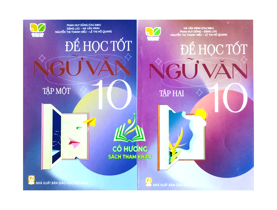 Sách - Combo để học tốt ngữ văn lớp 10 Tập 1+2 -ĐN