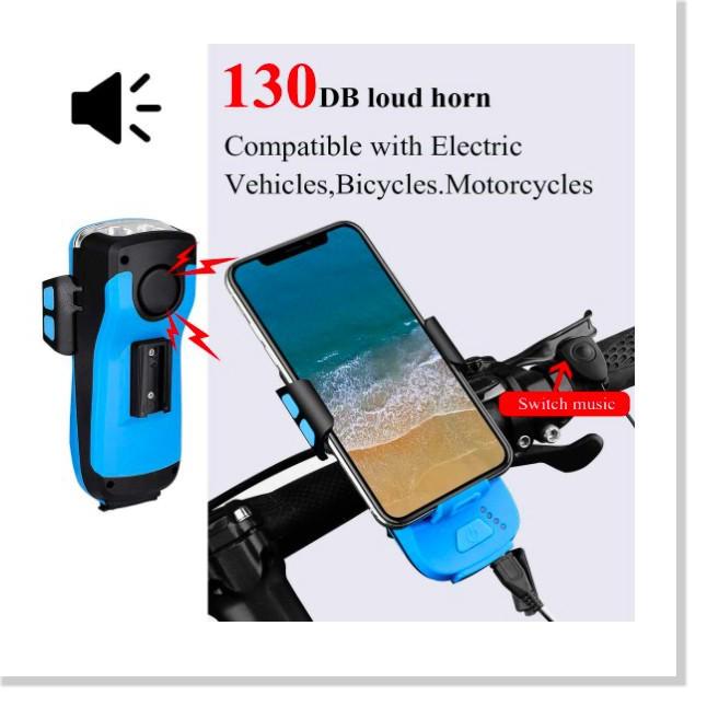 Đèn trợ sáng xe đạp kiêm sạc dự phòng 2600mAh đa năng SiliconLight 3in1