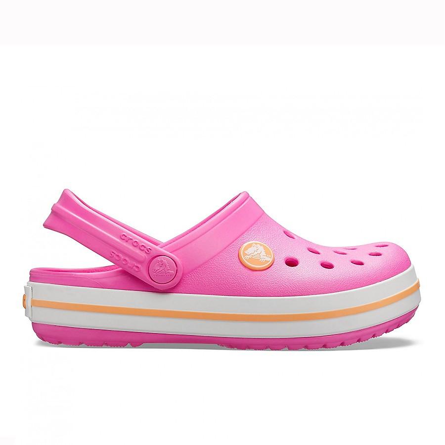 Giày lười Crocs Crocband Clog trẻ em 204537 - Hồng đậm - J1