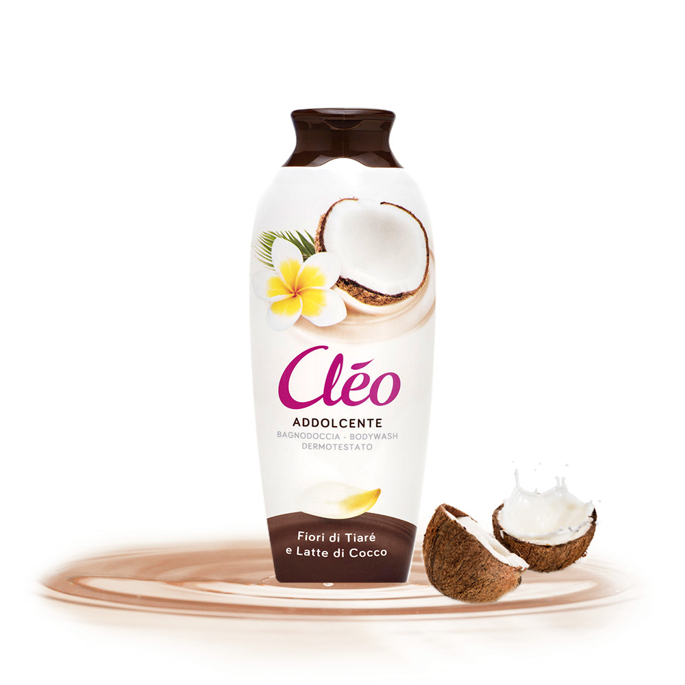 Sữa tắm hương nước hoa Cleo 750ml, tinh chất hoa trà ngăn lão hóa, diên vĩ dưỡng da căng bóng, hoa Tiare dưỡng ẩm