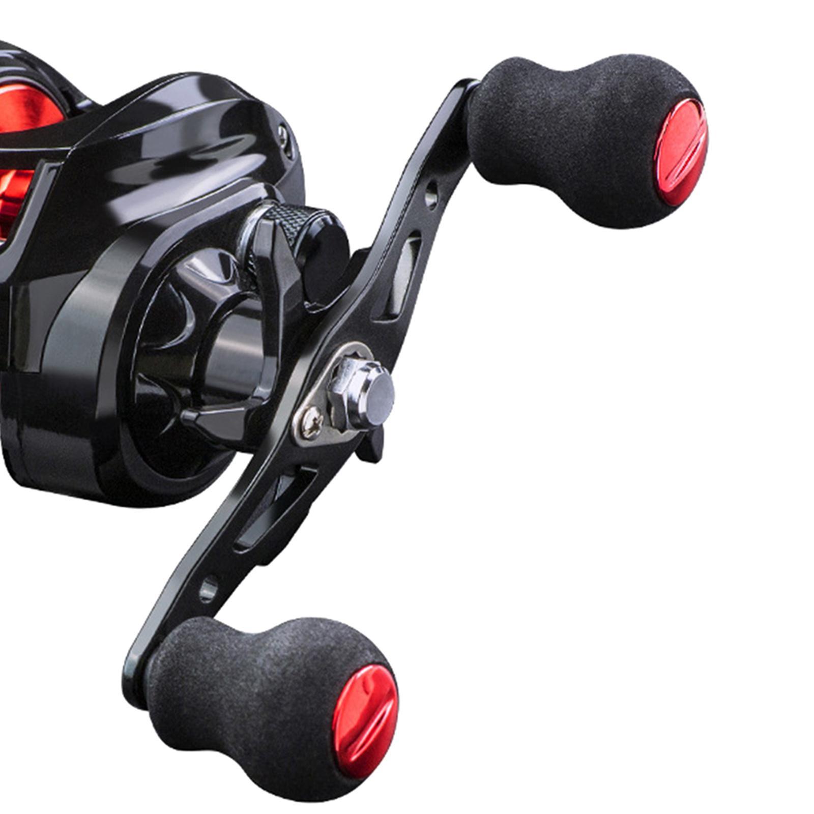 2pcs Baitcasting Reels 7.2:1 Gear Ratio Fishing Reel 8kg Max Drag Left Hand