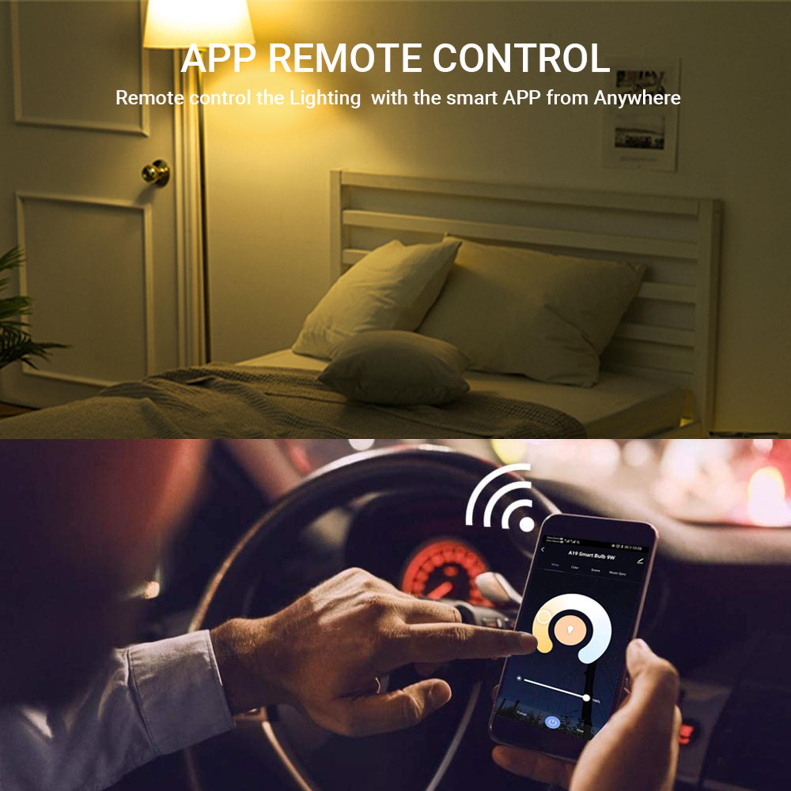 Bóng Đèn Thông Minh Wifi Trong Nhà Led 9W 2700K-6500K A19-01