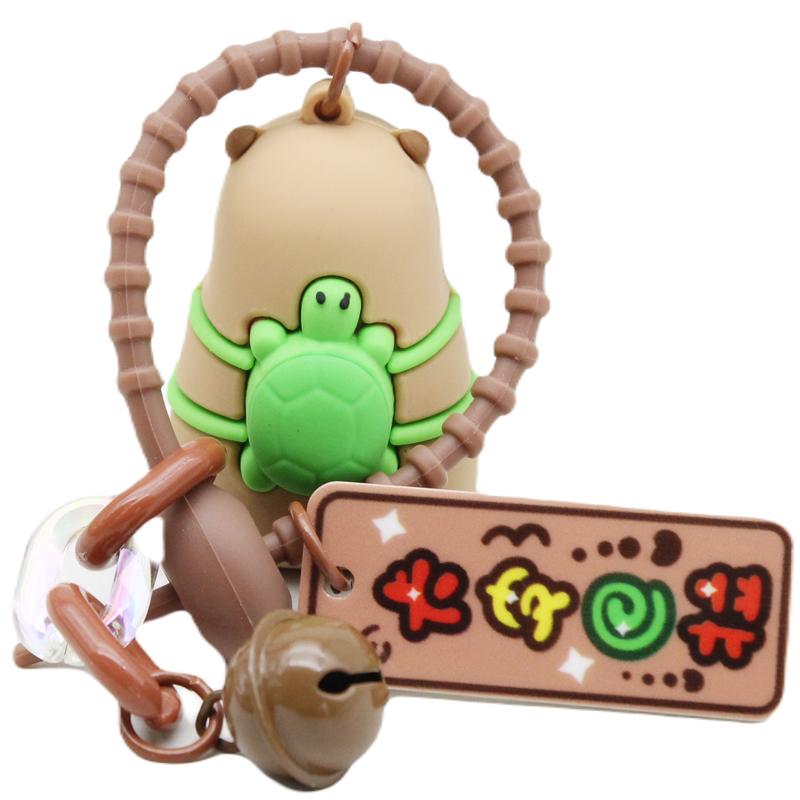 Móc Khóa Nhựa Capybara - WanLongDa 11114