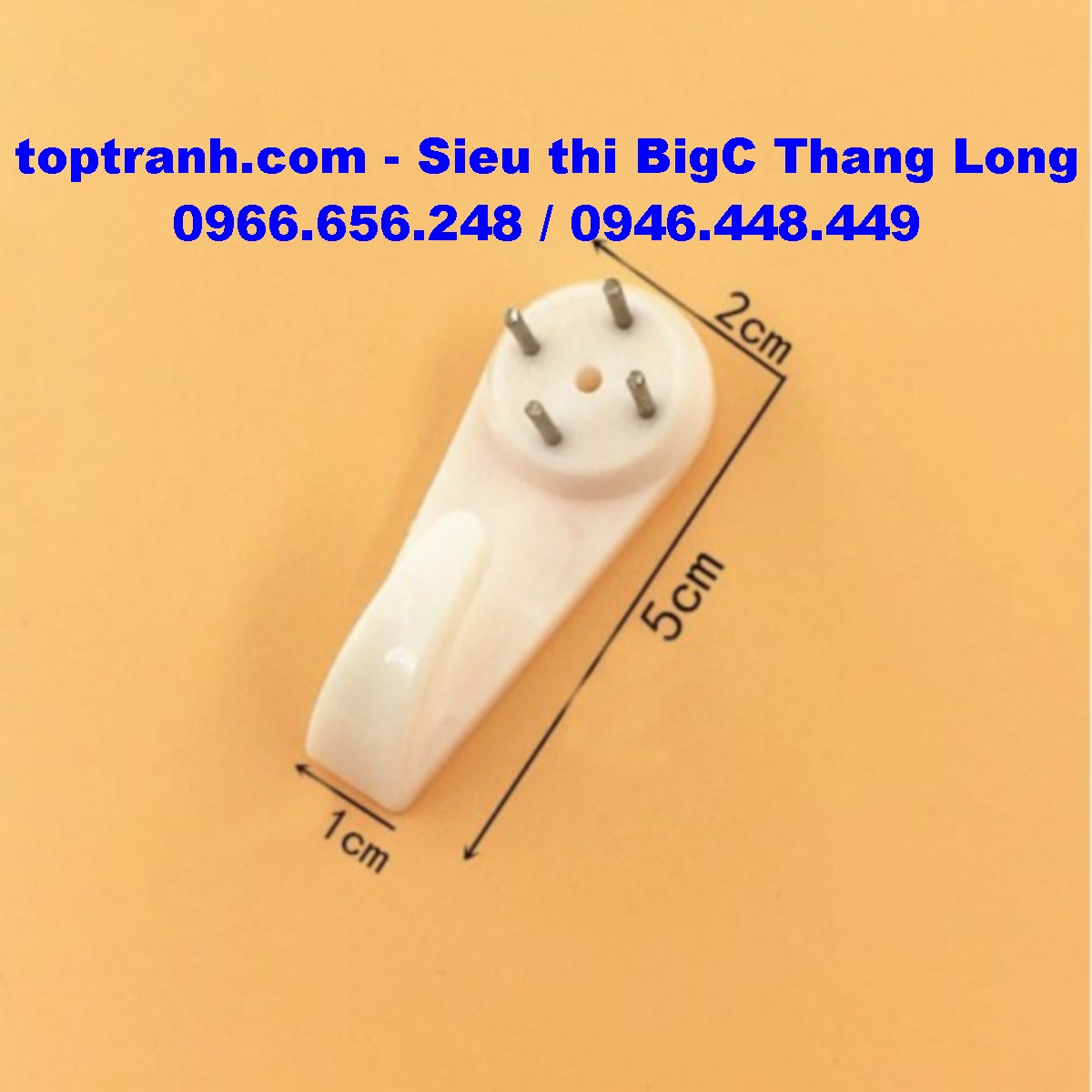 10 đinh 4 chân loại to treo khung ảnh và đồ dùng không cần khoan