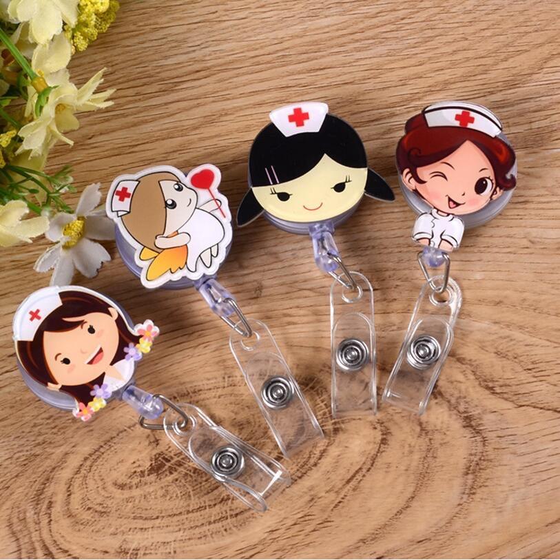 Dây Đeo Thẻ Tên Nhiều Dễ Thương Cho Bác Sĩ, Điều Dưỡng, Y tá, Gắn Túi Áo Có Dây Kéo Dài, Tiện Dụng, TakyHome 5950