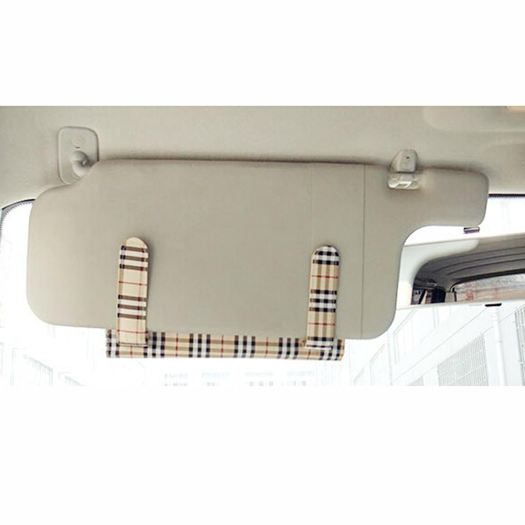 PU leather Auto Car sun visor Tissue box Paper napkin Accessories