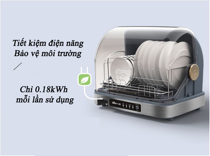 Máy sấy chén bát Bear XDC-A26B1  Khử Trùng Bằng Tia Cực Tím - Hàng Nhập Khẩu