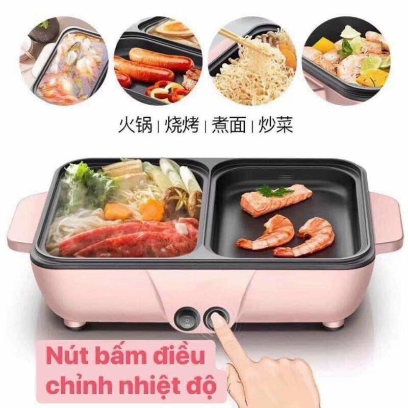 BẾP NƯỚNG NỒI LẨU 2 TRONG 1 MINI ĐA NĂNG SIÊU TIỆN LỢI