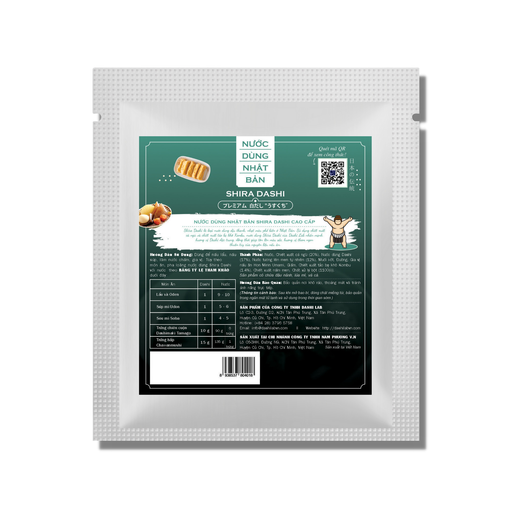 Nước Dùng Shira Dashi Nhật Bản Cao Cấp - Dashi Lab - 80g/gói