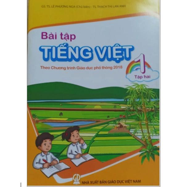 Sách - Combo Bài tập tiếng việt lớp 1  - theo chương trình giáo dục phổ thông 2018