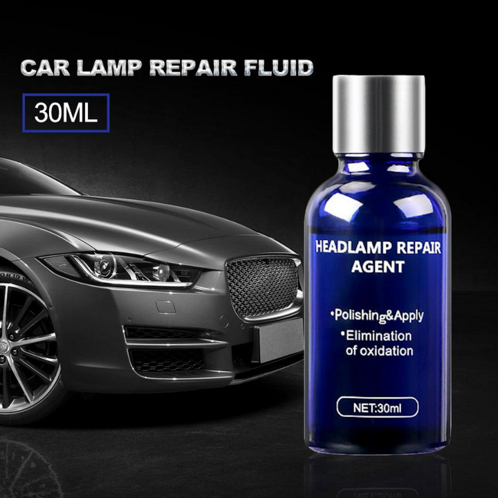 Bộ Đánh Bóng Đèn Pha Xe Ô Tô Headlamp Repair Agent 30ml - Home and Garden