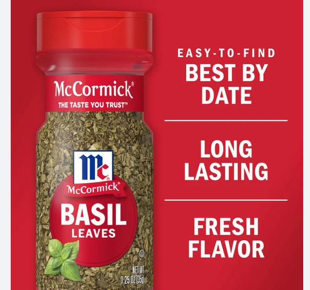 Lá Húng Quế Hiệu Mccormick 10G - Basil Leave 10G