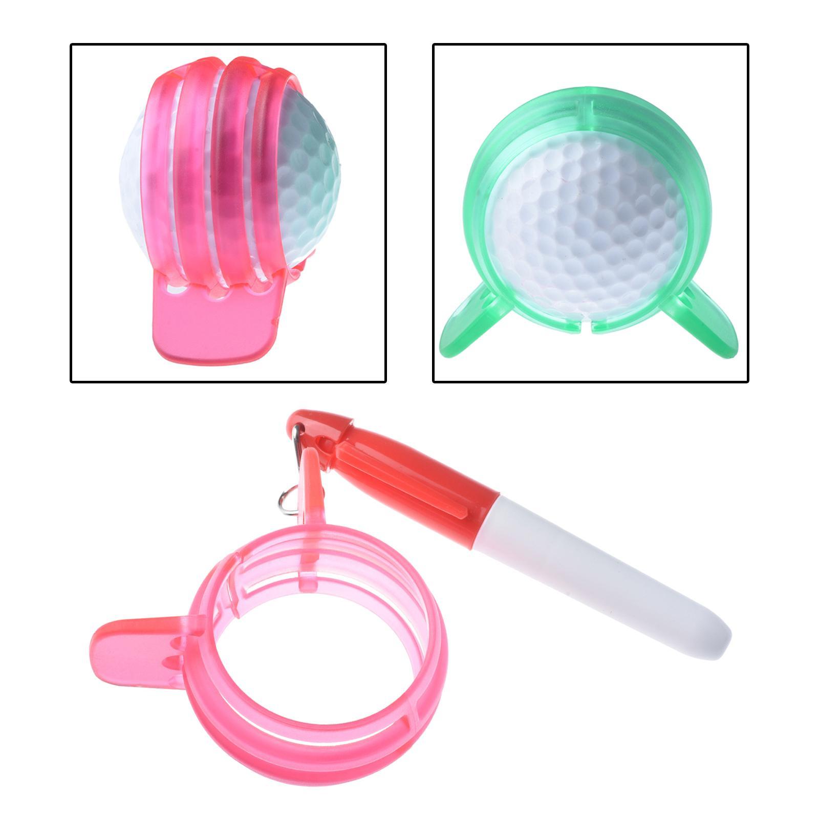 360 Degree Balance Golf Ball Alignment Marker 360 Degree Triple Lines Balls Liner for Golf