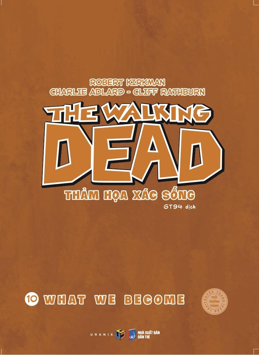 Bộ Sách The Walking Dead - Thảm Họa Xác Sống - Tập 9 + 10