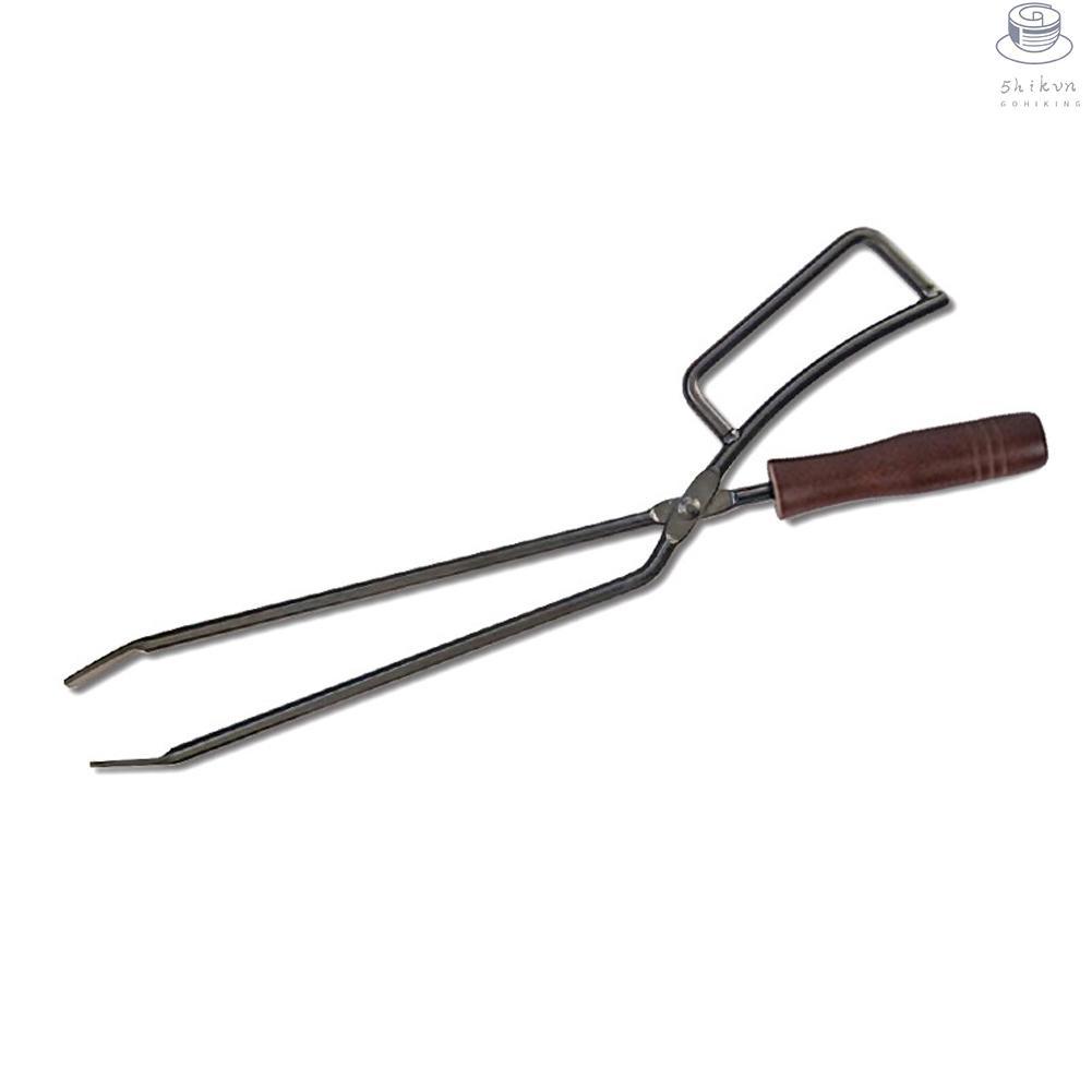 Thickened Firewood Tong Practical Charcoal Clamp Outdoor BBQ Barbecue Labor Saving Charcoal Clip for Picnic Camping