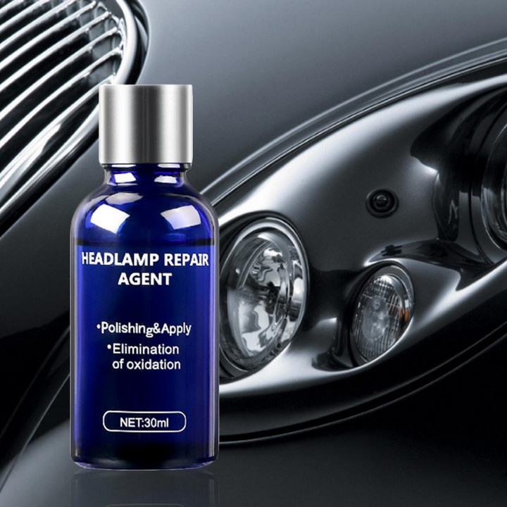 Bộ Đánh Bóng Đèn Pha Xe Ô Tô Headlamp Repair Agent 30ml - Home and Garden