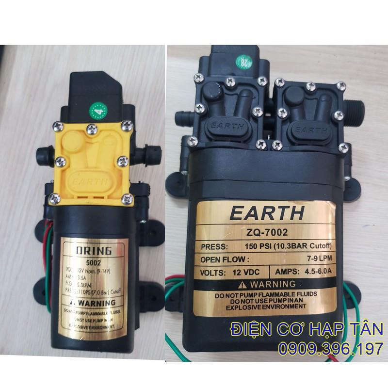 MÁY BƠM TĂNG ÁP -12V LƯU LƯỢNG 5L/phút -ứng dụng làm bộ rửa xe phun sương tưới cây tưới lan..