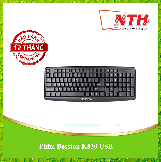 Bàn phím K830 dành cho máy tính cổng usb - Hàng Nhập Khẩu