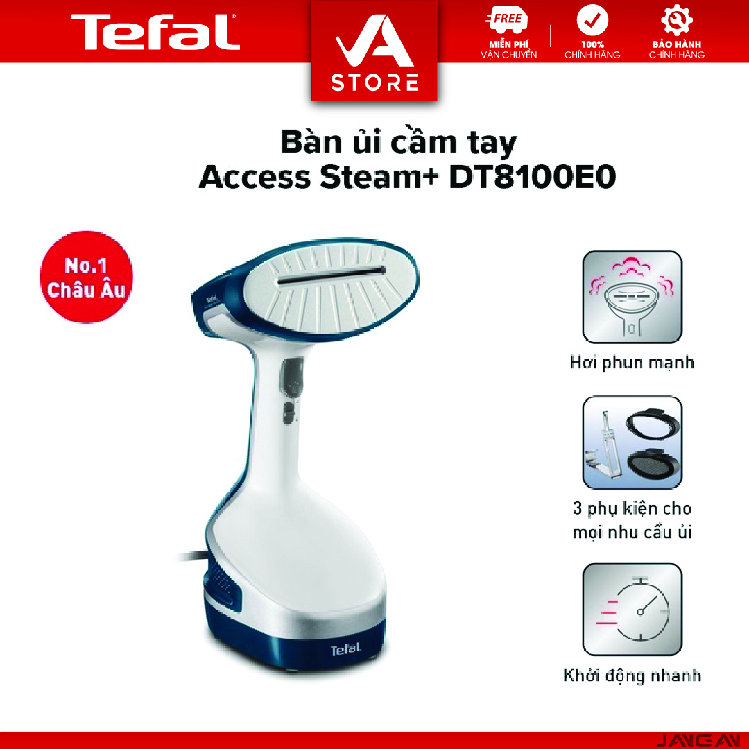 Bàn ủi hơi nước tiện lợi cầm tay Tefal DT8100E0 - Hàng Chính Hãng