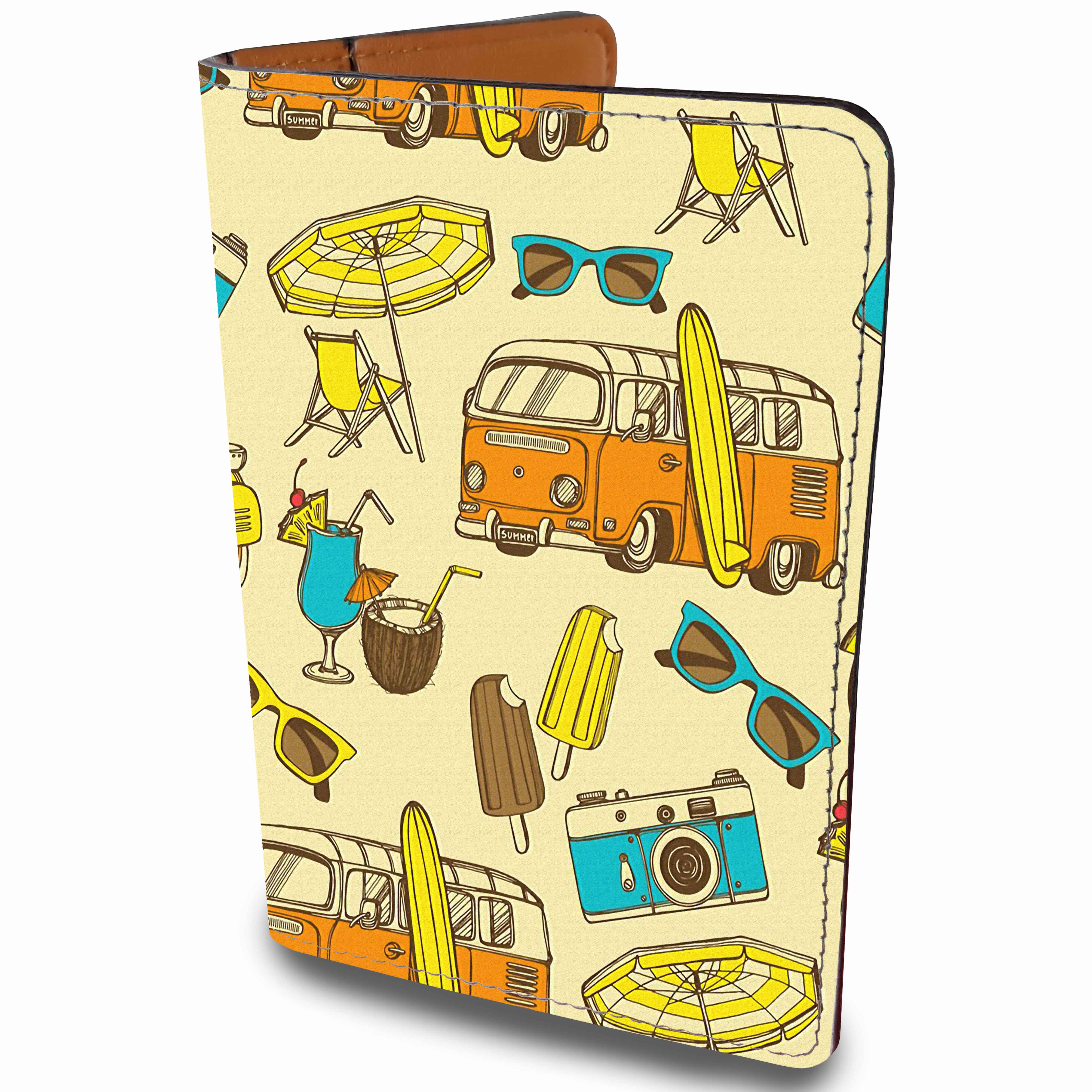 Ví Đựng Passport Du Lịch Siêu CUTE - Bao Da Hộ Chiếu Và Thẻ Phụ Kiện Độc Lạ - Passport Cover Holder GO TRAVEL - Thiết Kế Tiện Lợi - Trẻ Trung - LT040