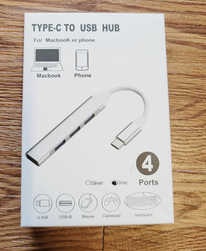 Type C chuyển sang 4 ngõ USB