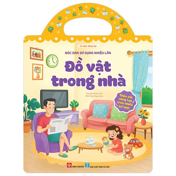 Sách - Bóc Dán Sử Dụng Nhiều Lần - Đồ Vật Trong Nhà
