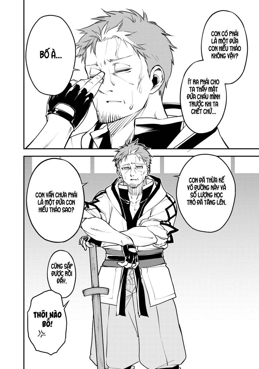 ông chú làng quê trở thành thánh kiếm - dủ chỉ là một thầy giáo kiếm thuật ở quê nhưng đám đệ tử vẫn không buông tha chapter 1 8