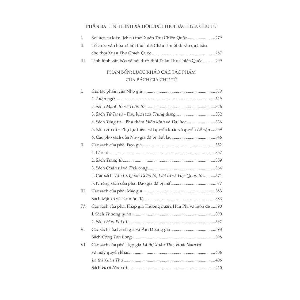 Bách gia chư tử: Các môn phái triết học dưới thời Xuân Thu Chiến Quốc (Trần Văn Hải Minh)  - Bản Quyền