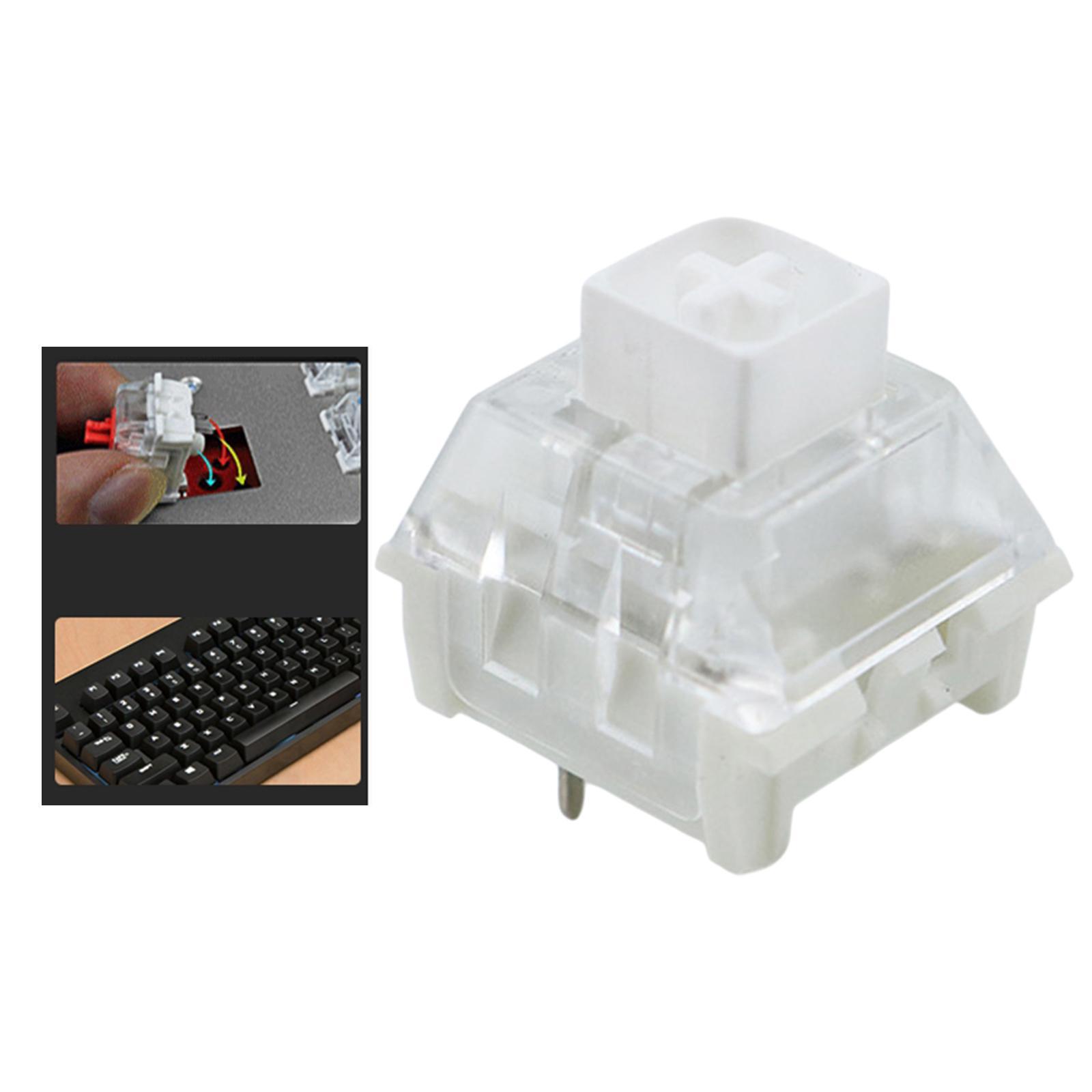 Box Switches for Mechanical Gaming Keyboards Water Resistant white